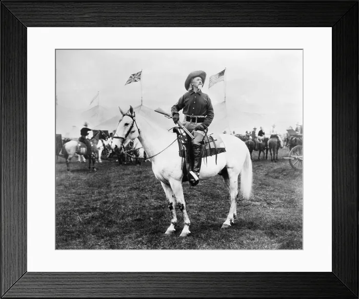 Framed Print : William Buffalo Bill Cody (1846-1917). Courtesy: CSU Archives / Everett Collection Framed Print : William Buffalo Bill Cody (1846-1917). Courtesy: CSU Archives / Everett Collection