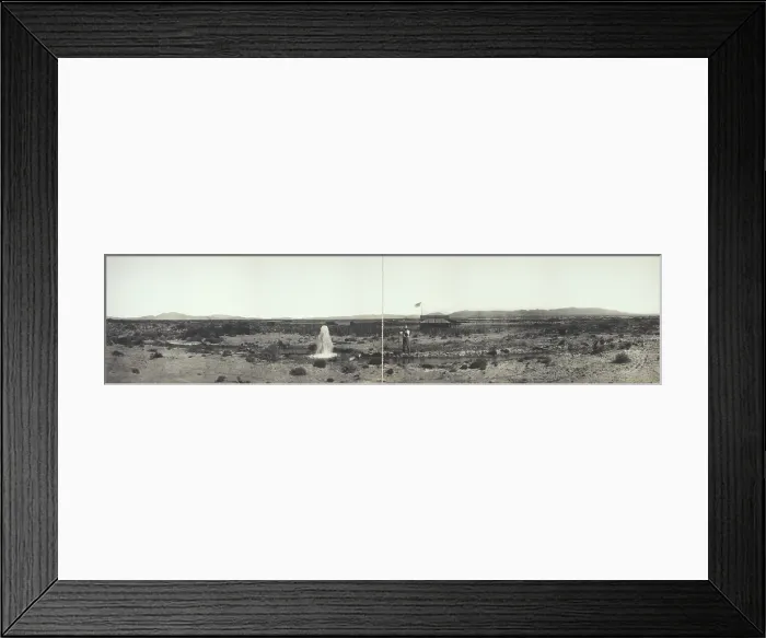 Framed Print : Eva Wells in Las Vegas, Nevada, circa 1900s