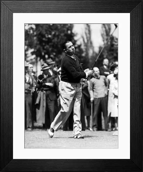 Framed Print : WALTER HAGAN, golf chamption.. Courtesy: CSU Archives  /  Everett Collection
