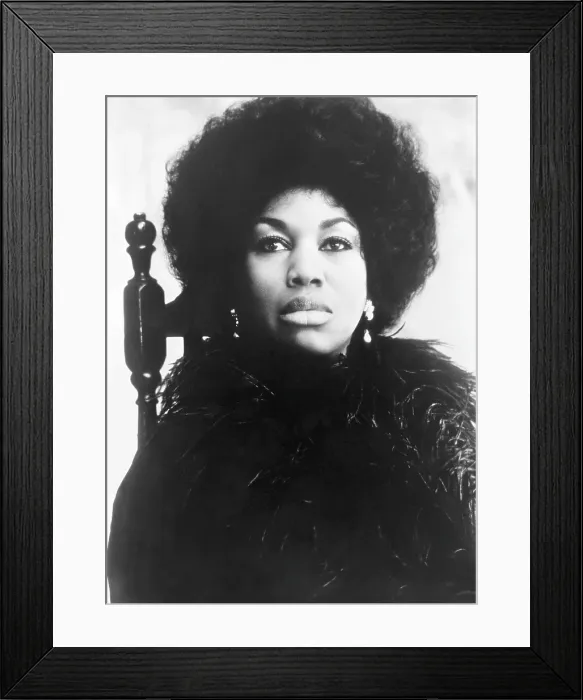 Framed Print : Leontyne Price, American Opera singer, circa 1979. Courtesy: CSU Archives / Everett Collection