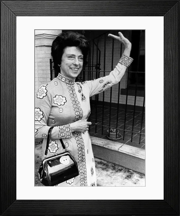 Framed Print : Lindy Boggs after voting in the special election in which she hopes to fill her late husband, Hale Boggs, seat in the House of Representatives, New Orleans, 1973 Framed Print : Lindy Boggs after voting in the special election in which she hopes to fill her late husband, Hale Boggs, seat in the House of Representatives, New Orleans, 1973