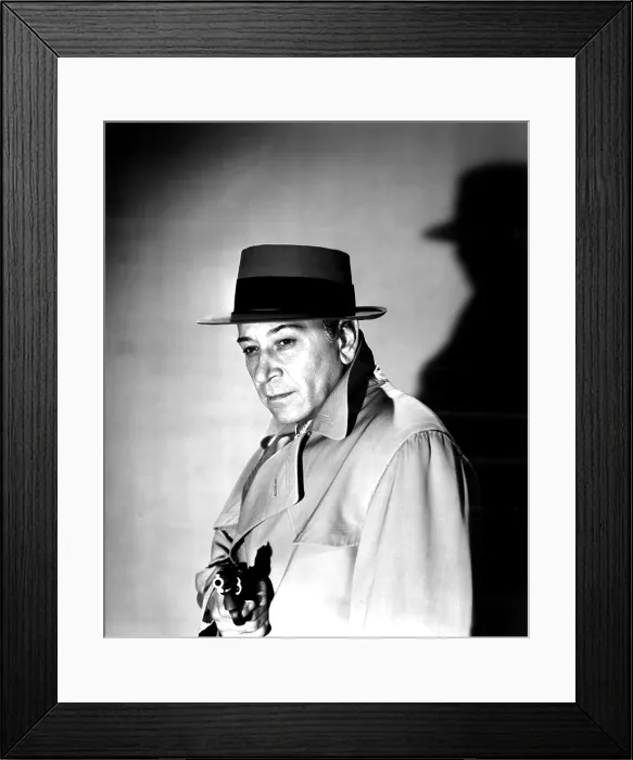 Framed Print : A BULLET FOR JOEY, George Raft, 1955