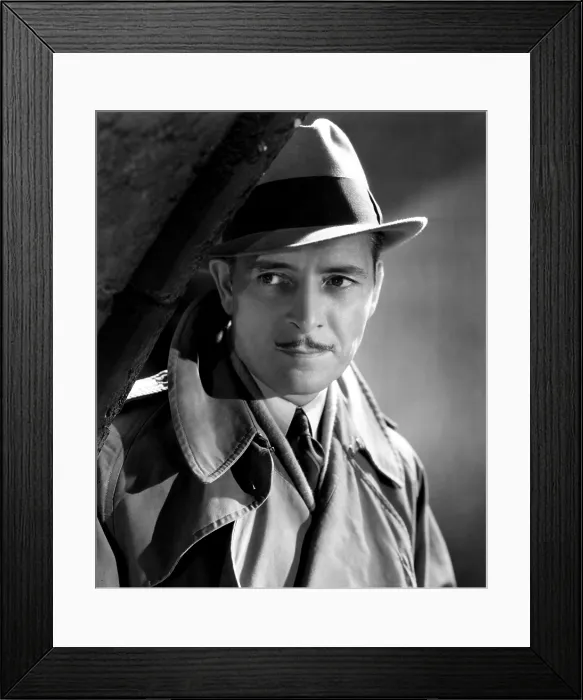 Framed Print : BULLDOG DRUMMOND STRIKES BACK, Ronald Colman, 1934, TM and Copyright (c) 20th Century-Fox Film Corp. All Rights Reserved