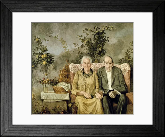 Framed Print : LOPEZ VILLASEORManuel (1924-1996). Portrait of a life. 1983. Oil on canvas. AISA / Everett Collection - Image has fine art copyright