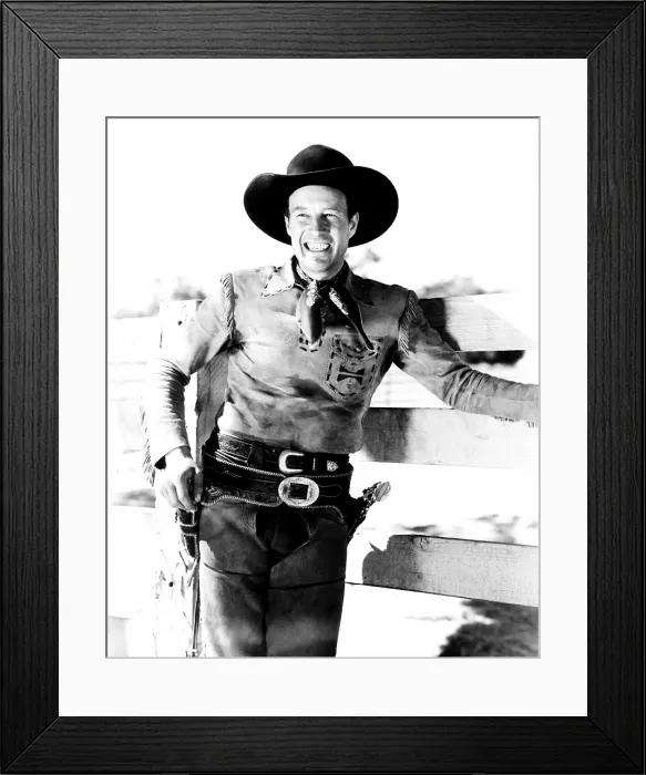 Framed Print : BULLETS FOR BANDITS, Bill Elliott, (aka William Elliott, aka Wild Bill Elliott), 1942