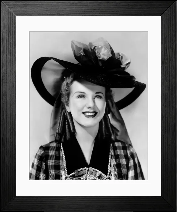 Framed Print : CAN'T HELP SINGING, Deanna Durbin, 1944