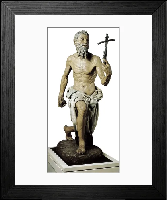 Framed Print : TORRIGIANO, Pietro (1472-1528). Saint Jerome. 1525. Renaissance art. Sculpture on wood. SPAIN. Sevilla. Fine Arts Museum. AISA / Everett Collection**US SALES ONLY** Framed Print : TORRIGIANO, Pietro (1472-1528). Saint Jerome. 1525. Renaissance art. Sculpture on wood. SPAIN. Sevilla. Fine Arts Museum. AISA / Everett Collection**US SALES ONLY**