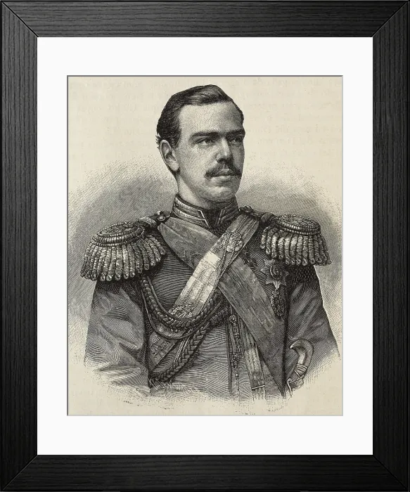 Framed Print : ALEXANDER III of Russia (1845-1894). Tsar of Russia (1881-1894), son and successor of Alexander II. Engraving. AISA / Everett Collection**US SALES ONLY**
