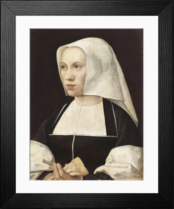 Framed Print : ORLEY, Bernard van (1488-1542). Portrait of a Man and his Wife. ca. 1521 - ca. 1525. Portrait of the woman. Flemish art. Oil on canvas. ITALY. Florence Framed Print : ORLEY, Bernard van (1488-1542). Portrait of a Man and his Wife. ca. 1521 - ca. 1525. Portrait of the woman. Flemish art. Oil on canvas. ITALY. Florence