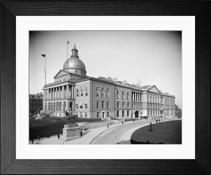 Framed Print : Massachusetts State House, Boston, ca. 1904