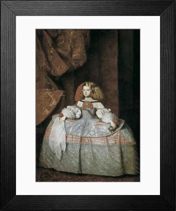 Framed Print : VELAZQUEZ, Diego Rodrguez de Silva (1599-1660). The Infanta Maria Marguerita. 1650. Baroque art. Oil on canvas. SPAIN. Madrid. Prado Museum Framed Print : VELAZQUEZ, Diego Rodrguez de Silva (1599-1660). The Infanta Maria Marguerita. 1650. Baroque art. Oil on canvas. SPAIN. Madrid. Prado Museum