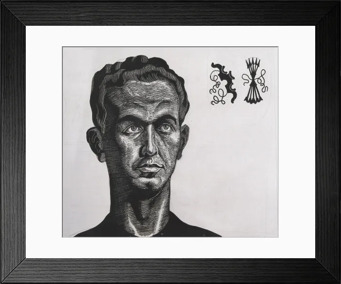 Framed Print : REDONDO ORTEGA, Onsimo (1905-1936). Spanish lawyer and politician. Portrait by Carlos Senz de Tejada. AISA / Everett Collection - Image has fine art copyright