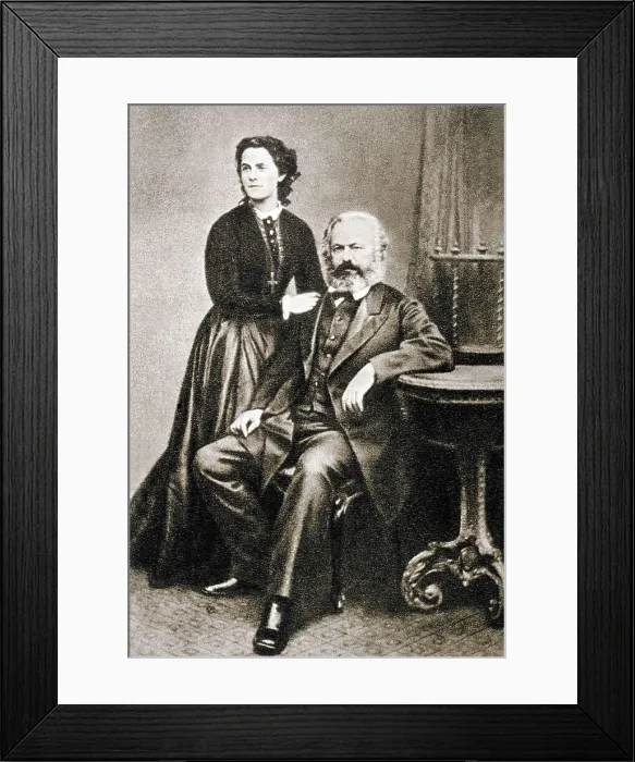Framed Print : MARX, Jenny (1844-1883); MARX, Karl (1818-1883). Portrait of Karl Marx with his daughter Jenny in 1869. SPAIN. Barcelona. Biblioteca de Catalunya (National Library of Catalonia) Framed Print : MARX, Jenny (1844-1883); MARX, Karl (1818-1883). Portrait of Karl Marx with his daughter Jenny in 1869. SPAIN. Barcelona. Biblioteca de Catalunya (National Library of Catalonia)