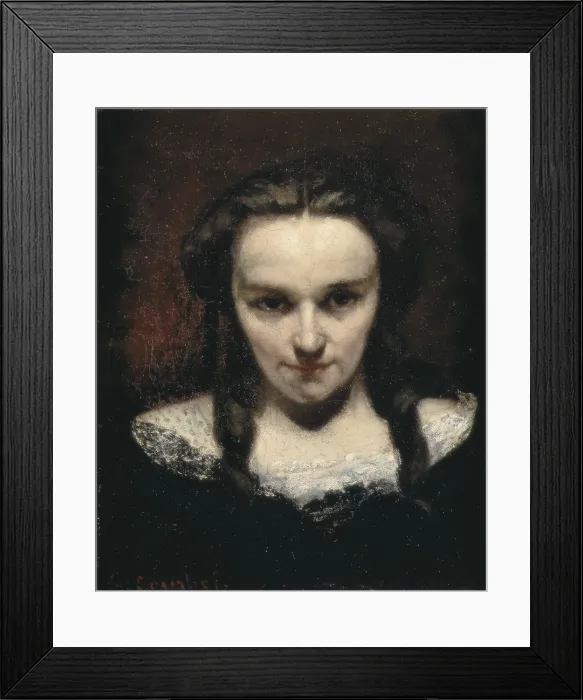 Framed Print : COURBETGustave (1819-1877). The Clairvoyant orThe Sleepwalker. 1865. Realism. Oil on canvas. FRANCE. Besanon. Museum of Fine Arts and Archaeology