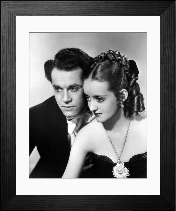Framed Print : JEZEBEL, from left: Henry Fonda, Bette Davis, 1938
