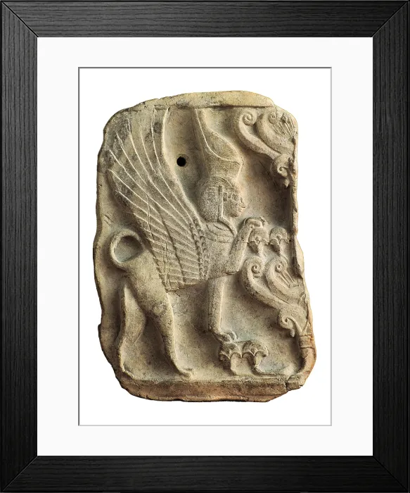 Framed Print : Pynax. 6th c. BC. Carthaginian art. Terra-cotta. SPAIN. Madrid. National Museum of Archaeology. Proc: SPAIN. IBIZA. AISA / Everett Collection**US SALES ONLY**