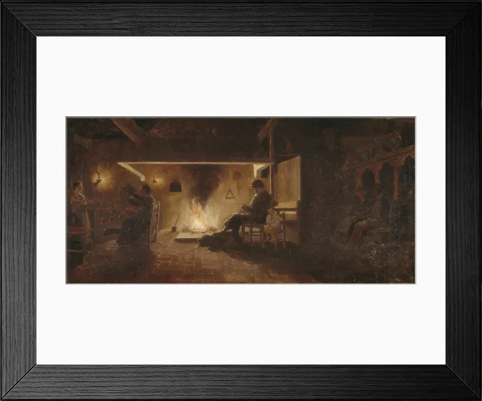 Framed Print : BRU ALBIAA, Jos (19th century). Saffron drying. 1870s. Oil on canvas. SPAIN. Valencia. San Pio V Fine Arts Museum. AISA / Everett Collection**US SALES ONLY** Framed Print : BRU ALBIAA, Jos (19th century). Saffron drying. 1870s. Oil on canvas. SPAIN. Valencia. San Pio V Fine Arts Museum. AISA / Everett Collection**US SALES ONLY**