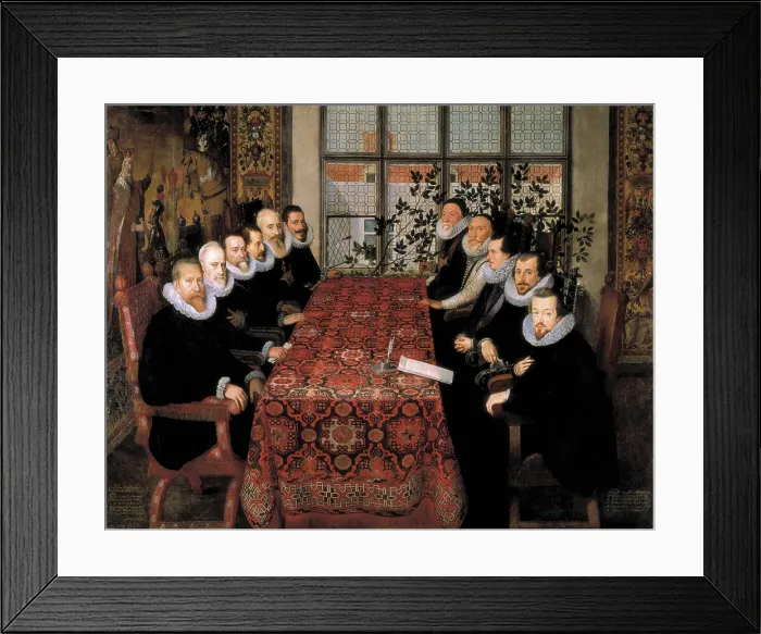 Framed Print : AISA / Everett Collection The Somerset House Conference. 1604. Signed by Juan Pantoxa but this is probably an anonymous Flemish work