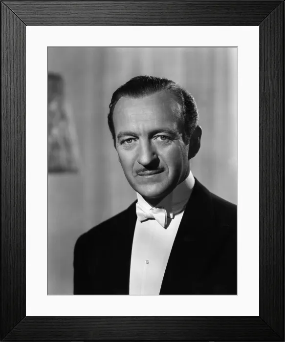 Framed Print : MY MAN GODFREY, David Niven, 1957