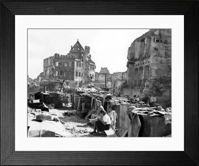 Framed Print : Postwar Nuremberg, life amongst the ruins, 9 / 19 / 45. Courtesy: CSU Archives / Everett Collection Framed Print : Postwar Nuremberg, life amongst the ruins, 9 / 19 / 45. Courtesy: CSU Archives / Everett Collection