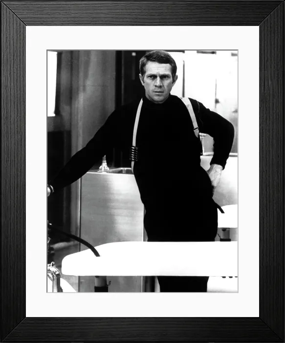 Framed Print : BULLITT, Steve McQueen, 1968