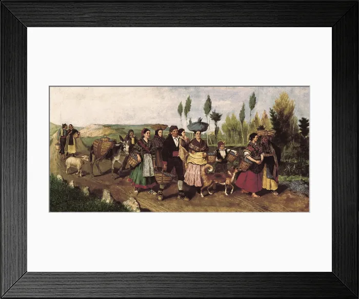 Framed Print : BRU ALBIAA, Jos (19th century). Saffron Transport. s.XIX. Costumbrism. Oil on canvas. SPAIN. Valencia. San Pio V Fine Arts Museum. AISA / Everett Collection**US SALES ONLY** Framed Print : BRU ALBIAA, Jos (19th century). Saffron Transport. s.XIX. Costumbrism. Oil on canvas. SPAIN. Valencia. San Pio V Fine Arts Museum. AISA / Everett Collection**US SALES ONLY**