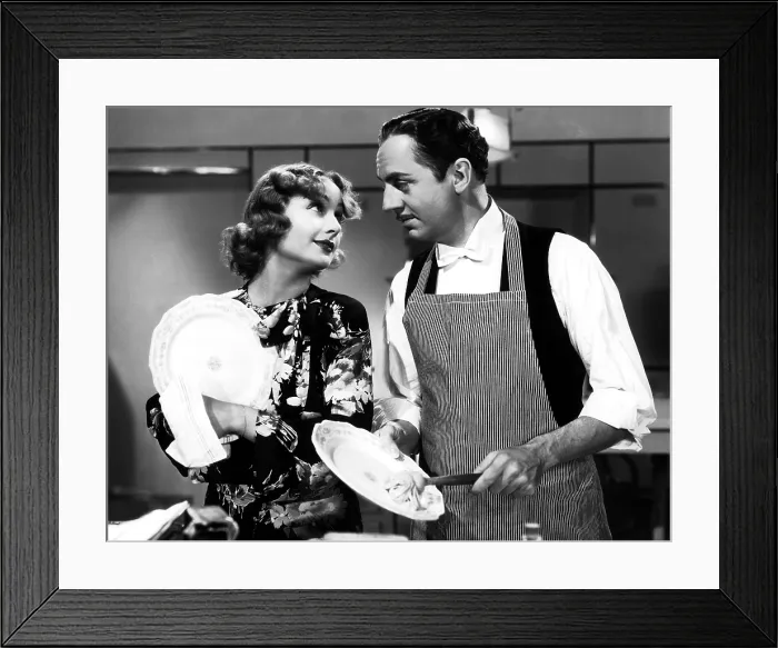 Framed Print : MY MAN GODFREY, Carole Lombard, William Powell, 1936