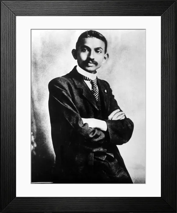 Framed Print : GANDHI as a Barrister, October 2, 1906.. Courtesy: CSU Archives / Everett Collection Framed Print : GANDHI as a Barrister, October 2, 1906.. Courtesy: CSU Archives / Everett Collection