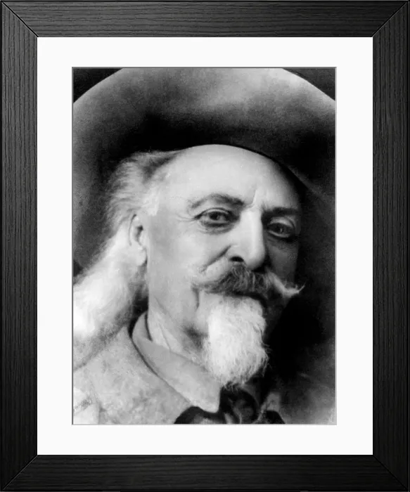 Framed Print : The last photo of William Buffalo Bill Cody, circa 1917. Courtesy: CSU Archives / Everett Collection