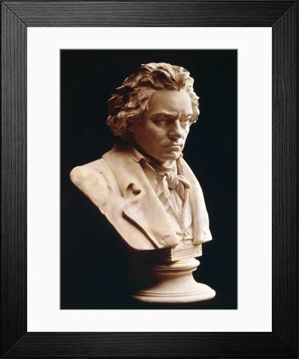Framed Print : Ludwig van Beethoven (1770-1827), German classical composer, circa 1810s