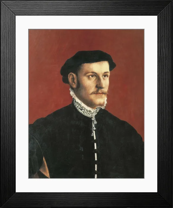 Framed Print : Holbein, Hans, school of (first half 16th). Portrait of Sir Thomas More (Ritratto di Tommaso Moro). beg. 16th c. Flemish art. Oil on wood. ITALY. Florence Framed Print : Holbein, Hans, school of (first half 16th). Portrait of Sir Thomas More (Ritratto di Tommaso Moro). beg. 16th c. Flemish art. Oil on wood. ITALY. Florence
