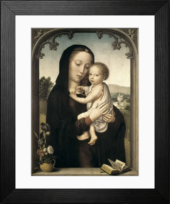 Framed Print : David, Gerard (1460-1523). Virgin and Child. 1523. Flemish art. Oil on wood. SPAIN. Madrid. Prado Museum. AISA / Everett Collection**US SALES ONLY** Framed Print : David, Gerard (1460-1523). Virgin and Child. 1523. Flemish art. Oil on wood. SPAIN. Madrid. Prado Museum. AISA / Everett Collection**US SALES ONLY**