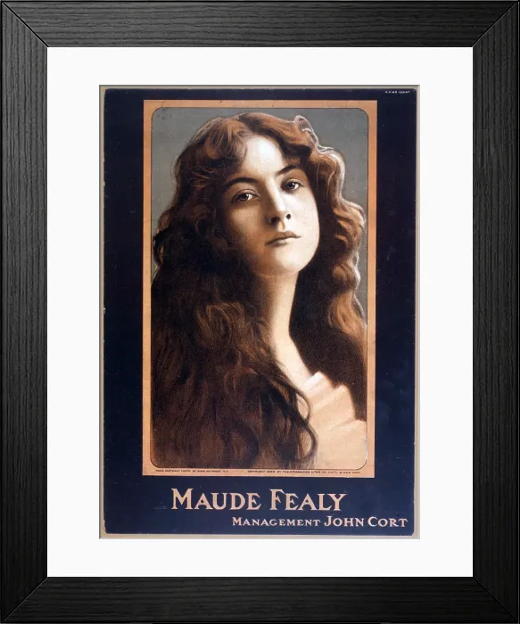 Framed Print : Maude Fealy (1881-1971), American actress, by Burr McIntosh, circa 1906