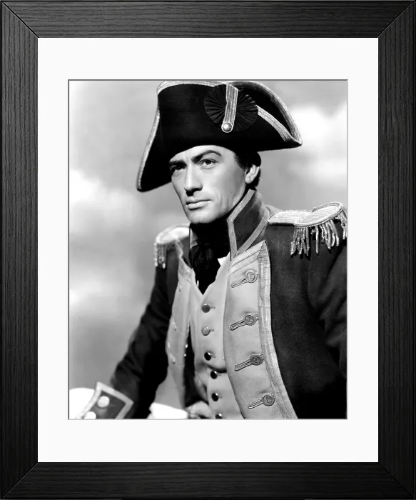 Framed Print : CAPTAIN HORATIO HORNBLOWER, Gregory Peck, 1951