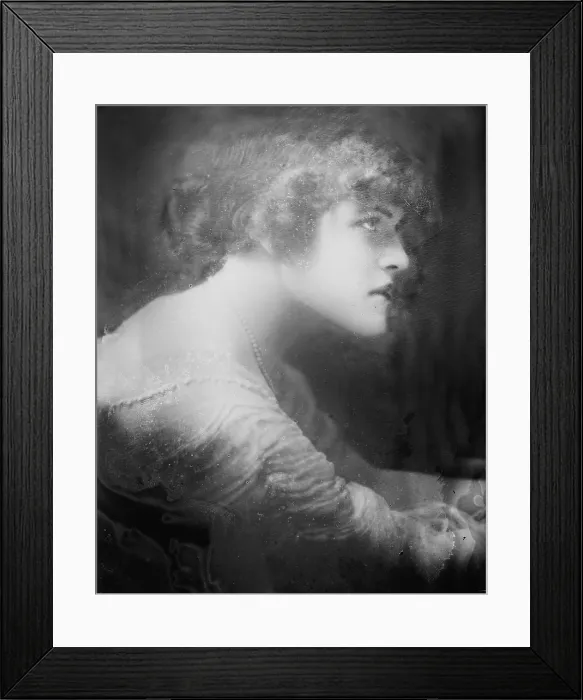 Framed Print : Ada Sullivan, early 1900s glamor girl