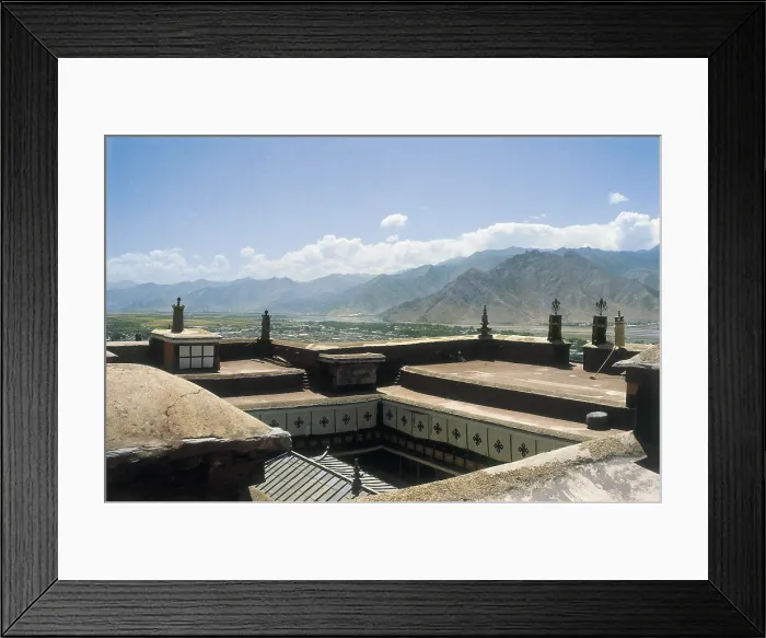 Framed Print : Potala Palace. CHINA. Rebuilt in 17th c. Tibetan art. AISA / Everett Collection**US SALES ONLY** Framed Print : Potala Palace. CHINA. Rebuilt in 17th c. Tibetan art. AISA / Everett Collection**US SALES ONLY**