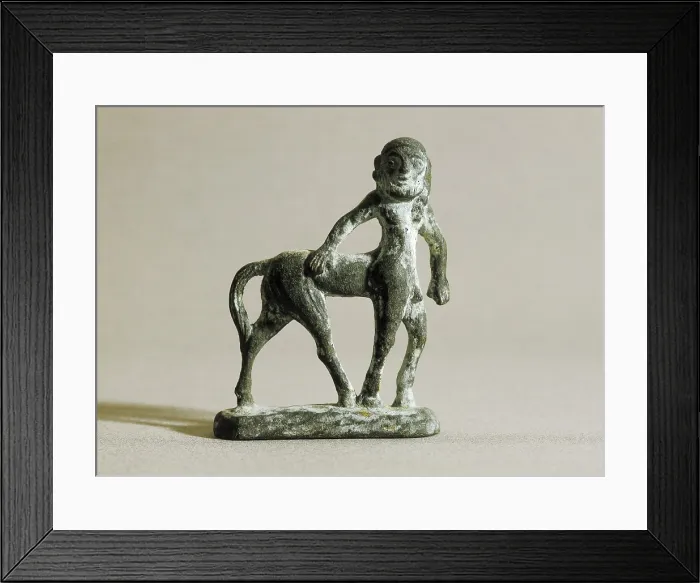 Framed Print : Centaur. 6th c. - 4th c. BC. Iberian art. Sculpture on bronze. Private Collection. Proc: SPAIN. ANDALUSIA. AISA / Everett Collection**US SALES ONLY**