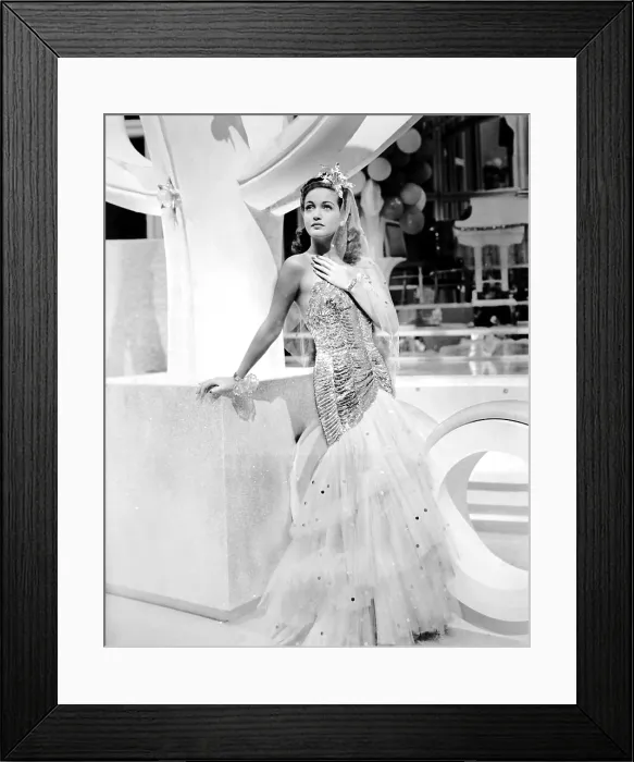 Framed Print : THE FLEET'S IN, Dorothy Lamour (in a gown by Edith Head), 1942 Framed Print : THE FLEET'S IN, Dorothy Lamour (in a gown by Edith Head), 1942