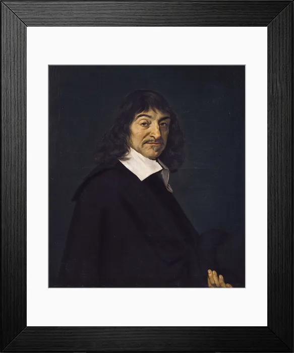 Framed Print : HALS, Frans (1580-1666). Portrait of Ren Descartes. ca. 1649. Oil on canvas. FRANCE. Paris. Louvre Museum. AISA / Everett Collection**US SALES ONLY**
