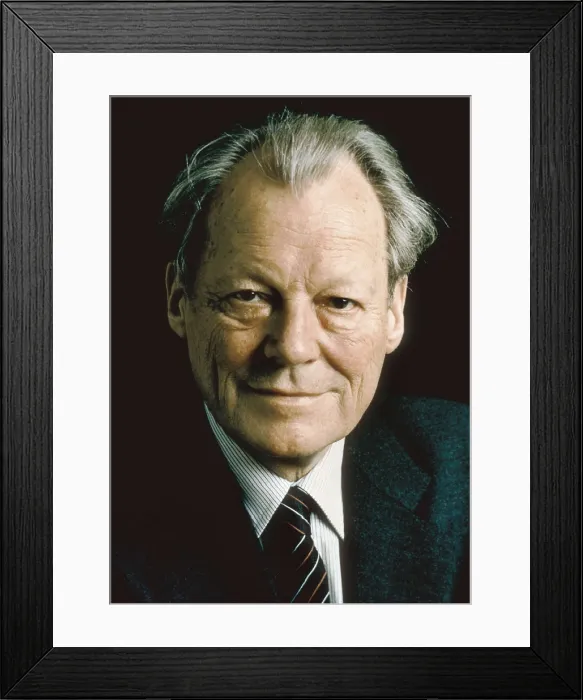 Framed Print : BRANDT, Herbert Karl Frahm, also called Willy (1913-1992). AISA / Everett Collection**US SALES ONLY**