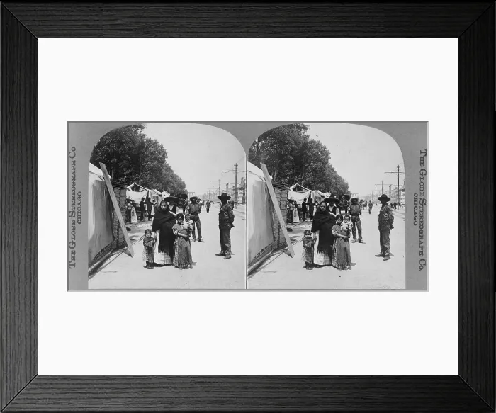 Framed Print : Mexico City, booths along the Alameda, circa 1906