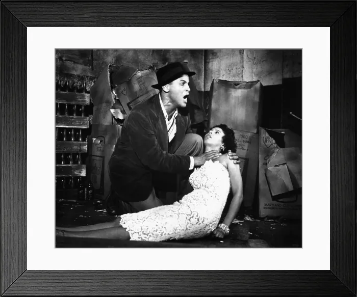 Framed Print : CARMEN JONES, from left, Harry Belafonte, Dorothy Dandridge, 1954, TM & copyright 20th Century Fox Film Corp. All rights reserved / courtesy Everett Collection