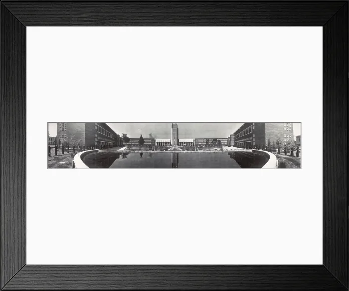Framed Print : Mexico City, Escuela Normal, an educational building used by UNESCO, circa 1947 Framed Print : Mexico City, Escuela Normal, an educational building used by UNESCO, circa 1947