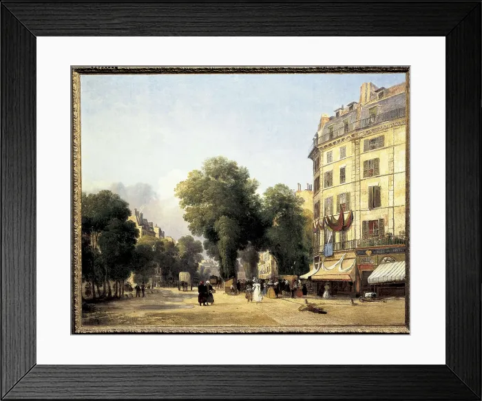 Framed Print : STANLEY, Cole Robert (1795-1868). Boulevard des Capucines. 1829. Oil on canvas. FRANCE. Paris. Muse Carnavalet (Carnavalet Museum). AISA / Everett Collection**US SALES ONLY** Framed Print : STANLEY, Cole Robert (1795-1868). Boulevard des Capucines. 1829. Oil on canvas. FRANCE. Paris. Muse Carnavalet (Carnavalet Museum). AISA / Everett Collection**US SALES ONLY**