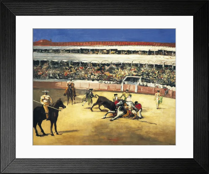 Framed Print : MANET, douard (1832-1883). Bull Fight. 1865-1866. Impressionism. Oil on canvas. FRANCE. Paris. Muse d'Orsay (Orsay Museum). AISA / Everett Collection**US SALES ONLY**