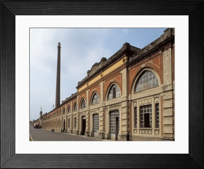 Framed Print : ITALY. LOMBARDY. BERGAMO. Crespi d'Adda. Legler textile factory. Workers village wich dates back to the 1880s. AISA / Everett Collection**US SALES ONLY** Framed Print : ITALY. LOMBARDY. BERGAMO. Crespi d'Adda. Legler textile factory. Workers village wich dates back to the 1880s. AISA / Everett Collection**US SALES ONLY**