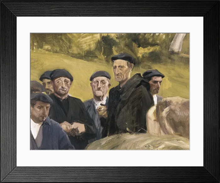 Framed Print : SOROLLA, Joaqun (1863-1923). People from Guipuzcoa. Oil on canvas. Private Collection. AISA / Everett Collection**US SALES ONLY** Framed Print : SOROLLA, Joaqun (1863-1923). People from Guipuzcoa. Oil on canvas. Private Collection. AISA / Everett Collection**US SALES ONLY**