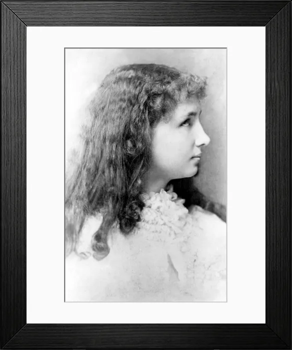 Framed Print : Helen Keller at 12 years of age in 1892.. Courtesy: CSU Archives  /  Everett Collection