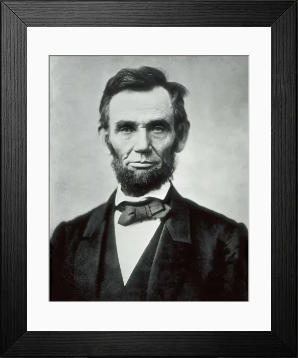 Framed Print : LINCOLN, Abraham (1809-1865). AISA / Everett Collection**US SALES ONLY**