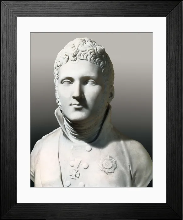 Framed Print : BARTOLINI, Lorenzo (1777-1850). Tsar Alexander I. FRANCE. Versailles. National Museum of Versailles. Neoclassicism. Sculpture on marble. AISA / Everett Collection**US SALES ONLY** Framed Print : BARTOLINI, Lorenzo (1777-1850). Tsar Alexander I. FRANCE. Versailles. National Museum of Versailles. Neoclassicism. Sculpture on marble. AISA / Everett Collection**US SALES ONLY**